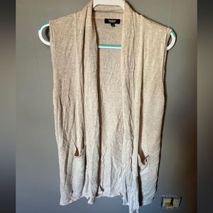 Tank top cardigan